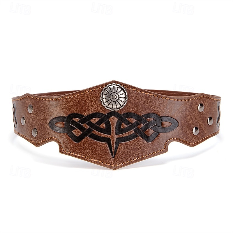 عتيق / معتق العصور الوسطى عصر النهضة تاج باندانا للرأس محارب الفايكينج ملابس تنكرية رجالي الفايكينج عيد الرعب مهرجان أداء مناسب للحفلات LARP للبالغين عقال 2025 - $12.49 –P3