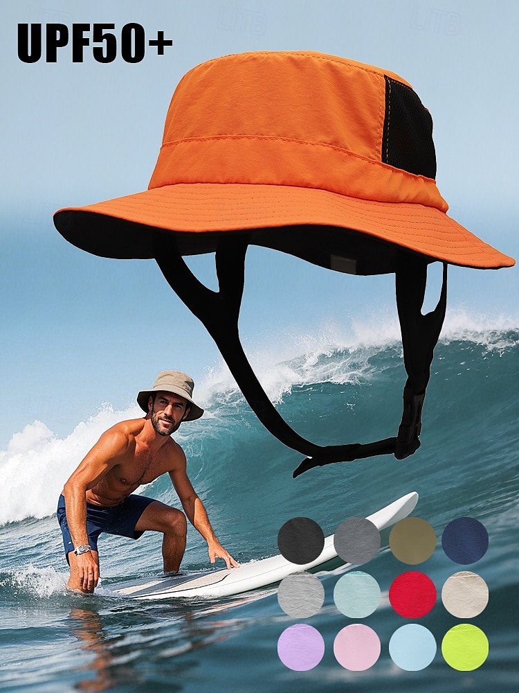 "UPF 50+ Wide Brim Sun Hat – Waterproof & Breathable Outdoor Bucket Hat with Chin Strap, UV Protection for Men & Women, Ideal for Fishing, Hiking, Surfing & Beach Trips" 2026 - $19.99 –P1