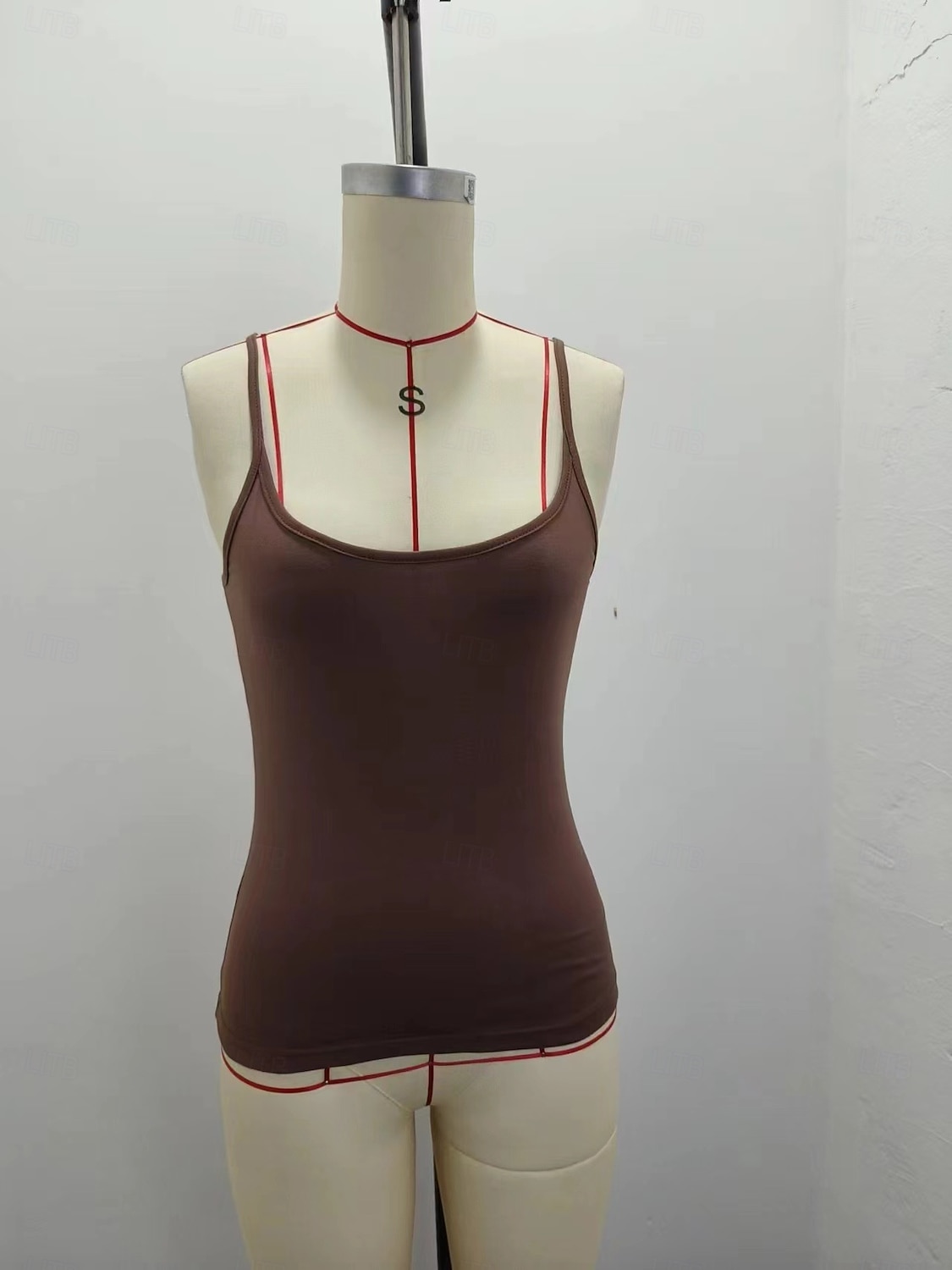 Pentru femei Camisole Tank Top Simplu Stilat Sexy Fără manșon Fără mâneci Cu Bretele Topuri obișnuite Zilnic Negru Alb Roșu-aprins Maro Deschis Gri Închis Vară 2026 - $18.49 –P1