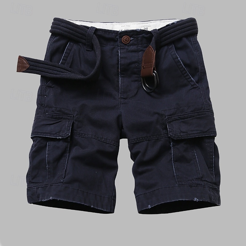 Homens Bermuda Cargo Shorts camuflados Shorts de verão Botões Bolso multi Bolso com aba Tecido Côr Camuflagem camuflagem Conforto Vestível Comprimento do joelho Ao ar livre Esporte Diário Moda Casual de 2025 por $51.99 –P8