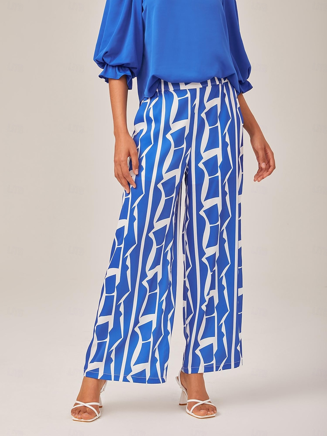 Mulheres Comprimento total Férias Vermelho Azul XS S M de 2025 por $72.99 –P5