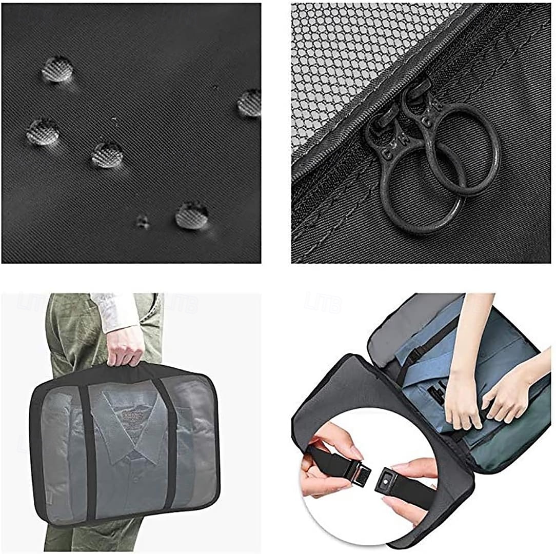 8-Piece Compression Packing Cubes Set for Travel, Luggage Organizer, Clothing and Accessories Sorting Storage Bags, Suitcase Organizing Set for Efficient Packing 2025 - $17.49 –P7