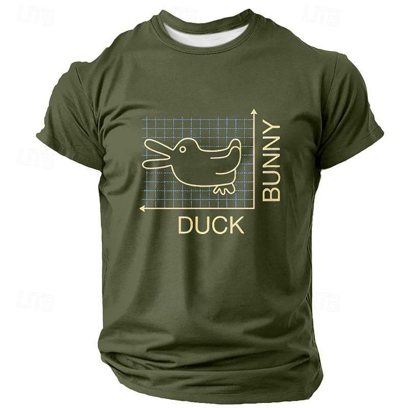 Pasqua Per uomo Coniglio Divertente Maglietta Manica Corta maglietta Stampa 3D Girocollo Camicia Designer Casual Feste Ferie Nero Blu Verde Estate Primavera Abbigliamento S M L XL XXL XXXL del 2025 a $17.99 –P4