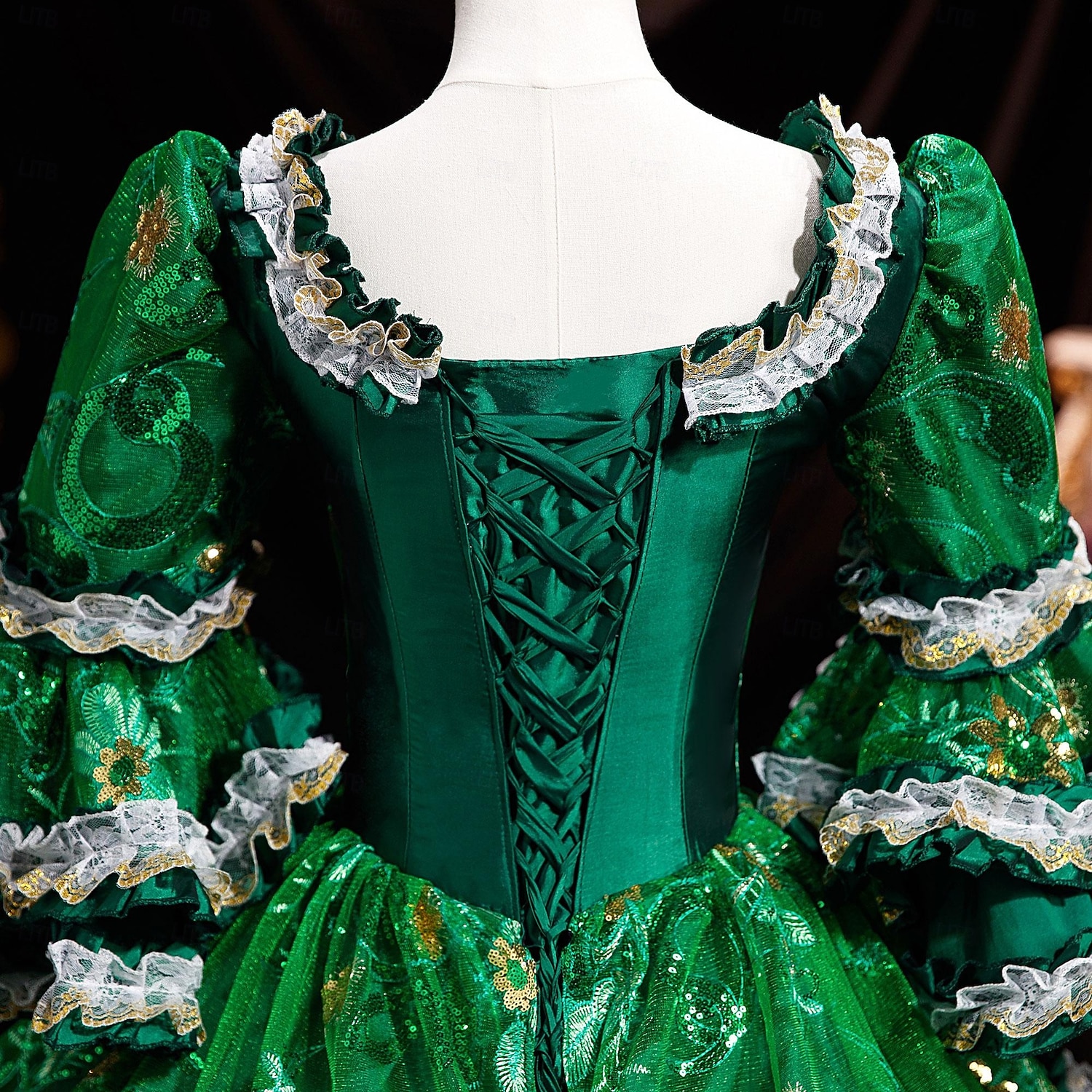 Βίντατζ Ροκοκό Αναγέννησης Μάξι Φορέματα Κανονικό Juliet Πριγκίπισσα Νύφη Πλισέ Μαζεμένο Πριγκίπισσα Στρογγυλή Λαιμόκοψη Φανταχτερή Φόρεμα Γυναικεία Απόκριες Μασκάρεμα Επίδοση Πάρτι Απόκριες Ενήλικες 2026 - $341.09 –P6