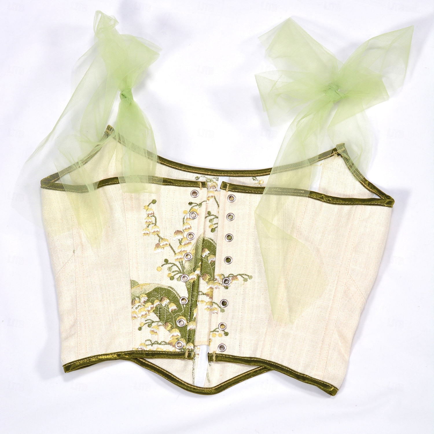 Retró Középkori Reneszánsz Fűző Prsluk Bustier Hímzett Női Kelta Fantasy Mindszentek napja Farsang Álarcos mulatság Parti Alkalmi / Napi LARP Felnőttek Fűző 2025 - $92.99 –P9