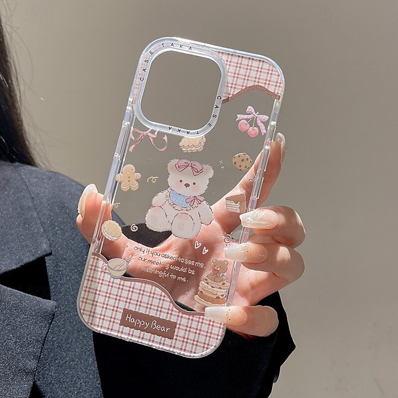 puhelin Etui Käyttötarkoitus iPhone 16 15 14 Pro Max iPhone 16e iPhone 13 Takakuori Iskunkestävä Piirretty TPU Akryyli 2025 - $12.99 –P9