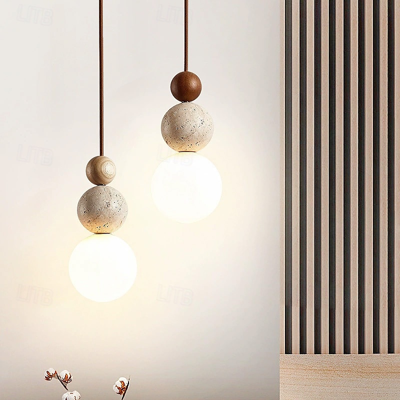 23 cm Círculo / Design Redondo Design De Lanterna Luzes Pingente Pedra Vidro Estilo Artístico Estilo vintage Estilo Clássico Vintage Regional 110-120V 220-240V de 2025 por $158.99 –P3
