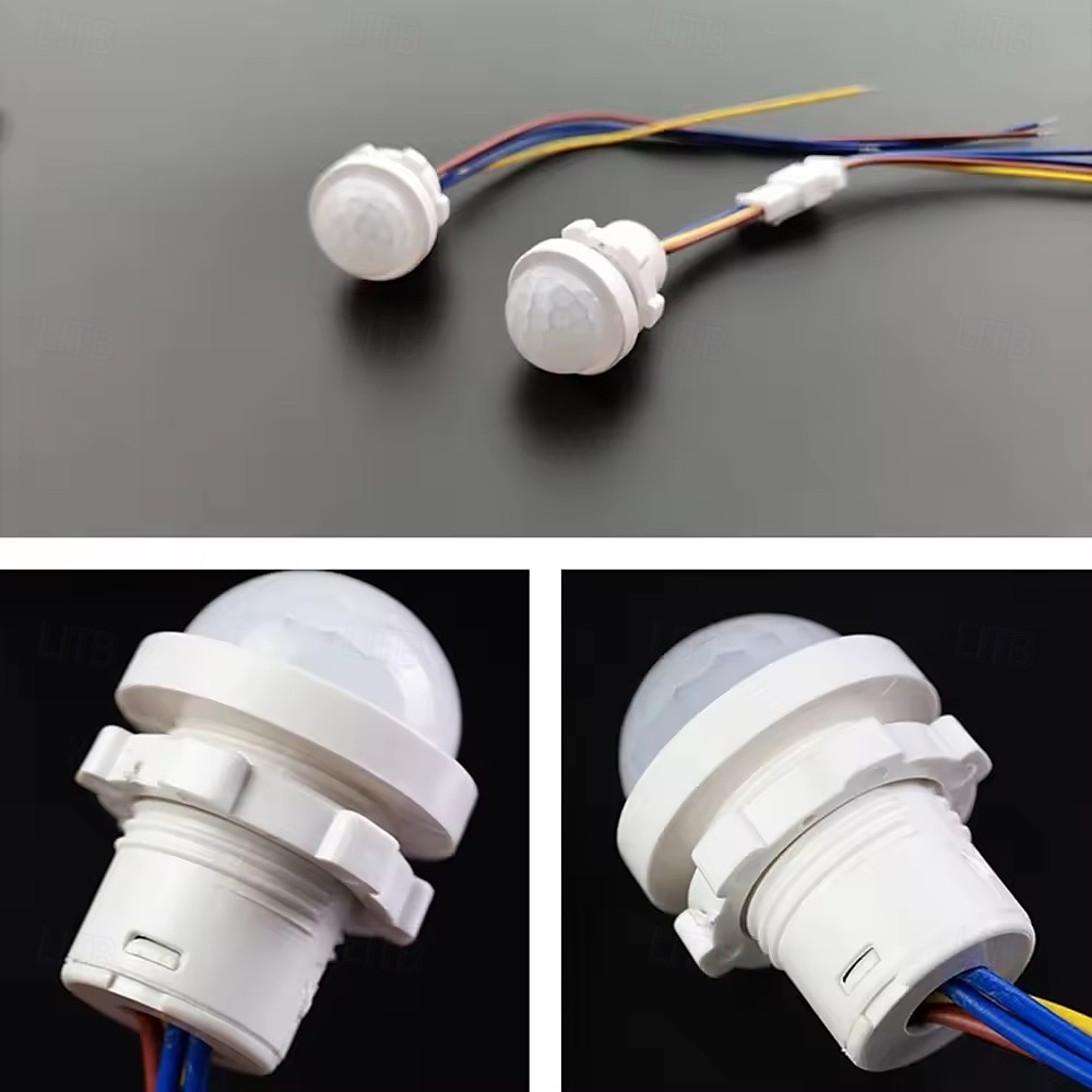 Motion LED Sensor Light Switch PIR Sensor Infrared Detection Switch 110-240V Ceiling Wall Mount Smart Light Switch for Home LED Lamp Bulb Light 3Pcs 2025 - $19.49 –P3