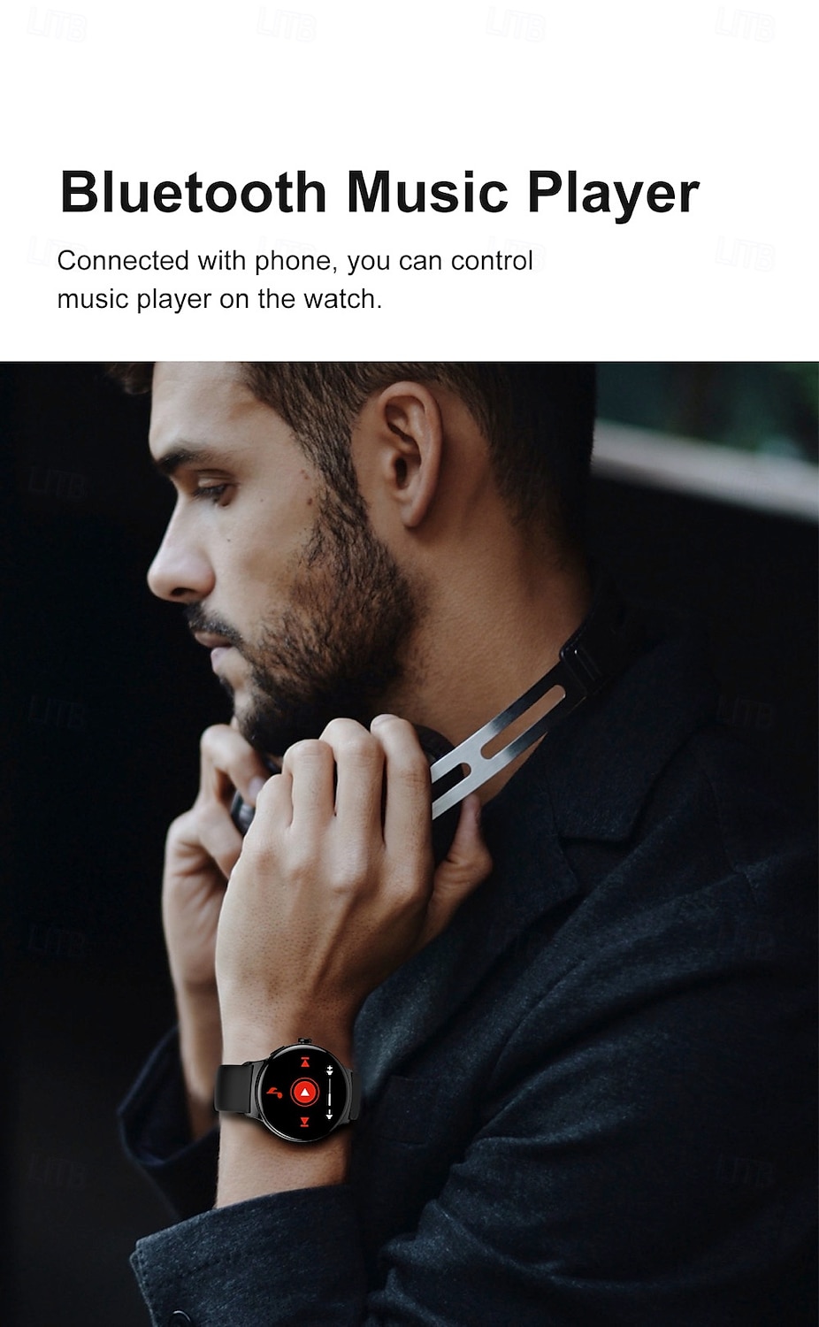 696 LA99 Smartwatch 1.43 Zoll Smartwatch Fitnessuhr Bluetooth EKG + PPG Schrittzähler Anruferinnerung Kompatibel mit Android iOS Damen Herren Freisprechanrufe Nachrichtenerinnerung IP 67 46mm 2025 - $61.99 –P12