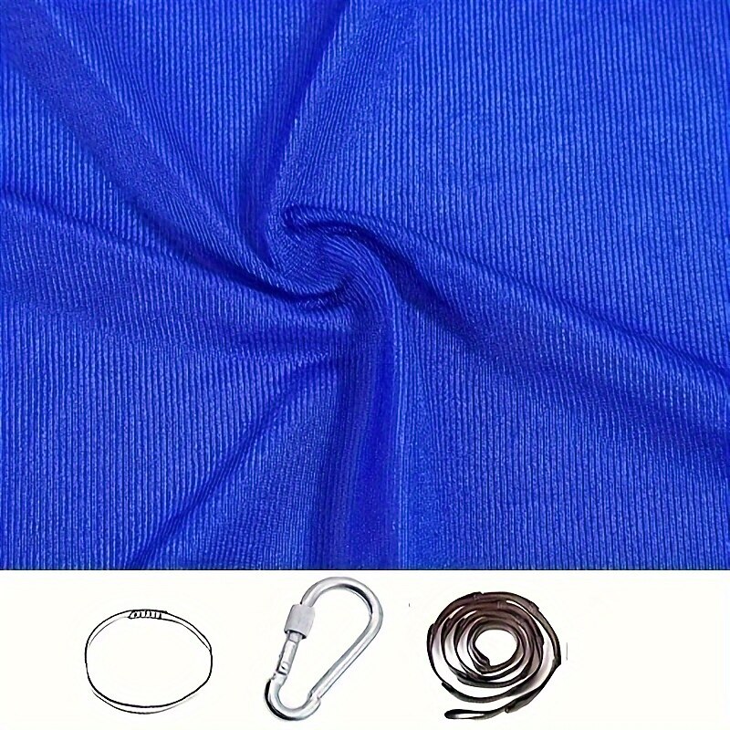 rede elástica ajustável de tecido 100*280cm para áreas internas e externas para ioga, camping, piquenique - rede de balanço de 2025 por $45.99 –P12