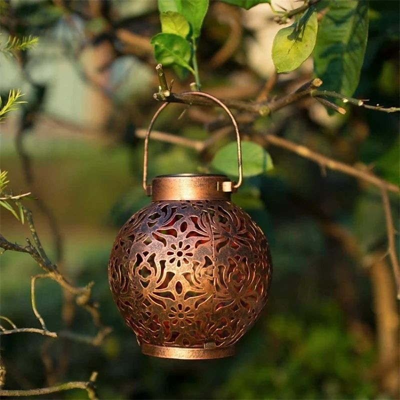 LED Solar Lights Outdoor Hanging Lantern Metal Garden Decoration LED Lights for Yard Patio Lawn Tabletop Pathway Landscape Garden Decoration 2026 - $21.99 –P10