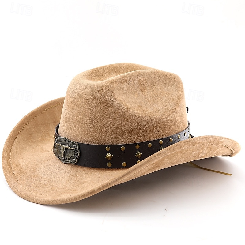 Férfi Szalmakalap Cowboy kalap Fedora Trilby kalap Fekete Bor Gyapjú Régies stílus Divat 18. század Napi Témakör Egyszínű / Sima szín Fényvédő Szerepjáték 2026 - $29.99 –P7