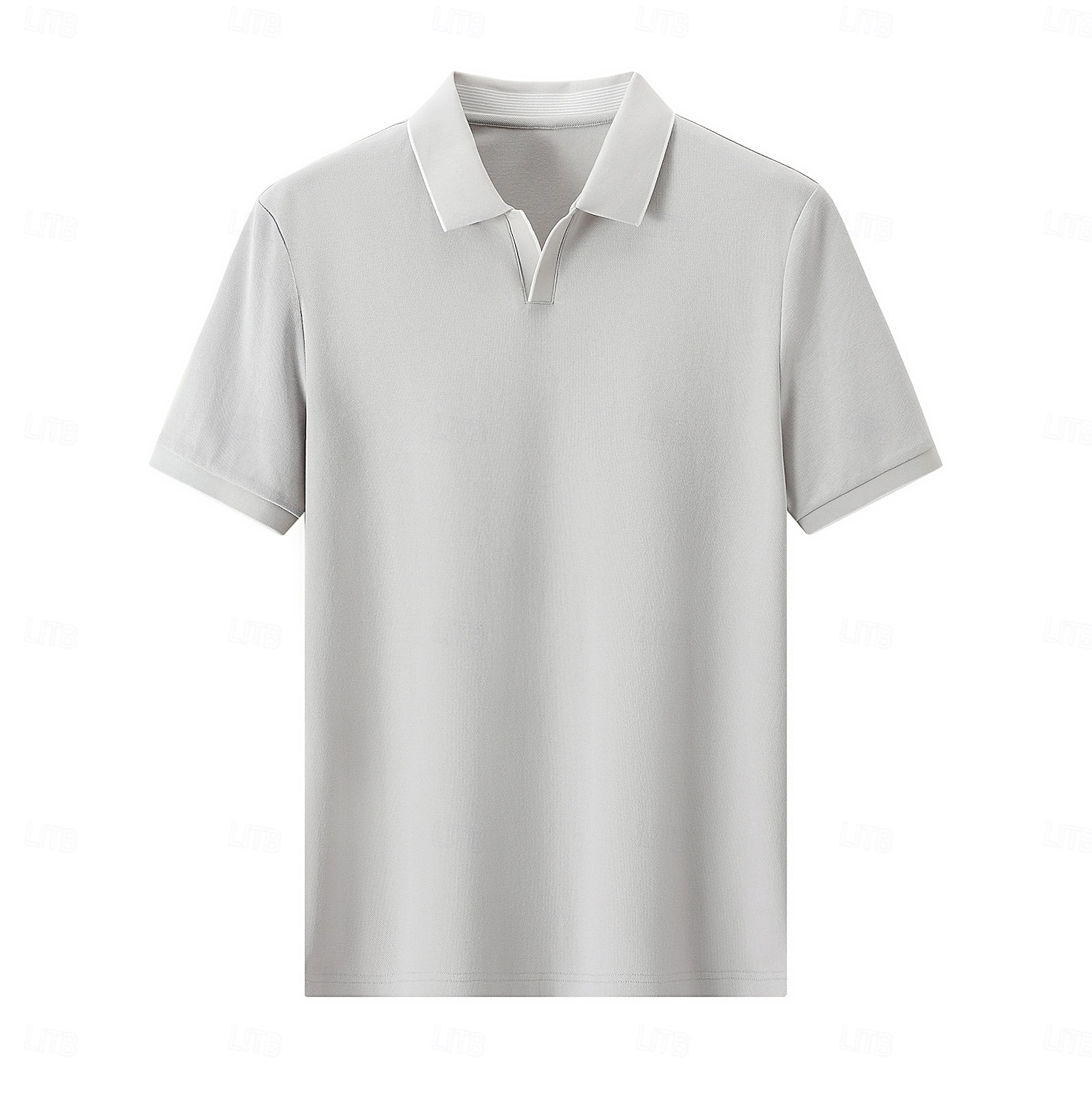 Per uomo Maglietta Manica Corta Colletto ripiegato Scollo a V Estate Primavera Maglieria Vacanza Vintage con finiture bianche Scuola Allenamento All'aperto Bianco Blu marino Grigio chiaro Maglietta del 2025 a $30.99 –P12