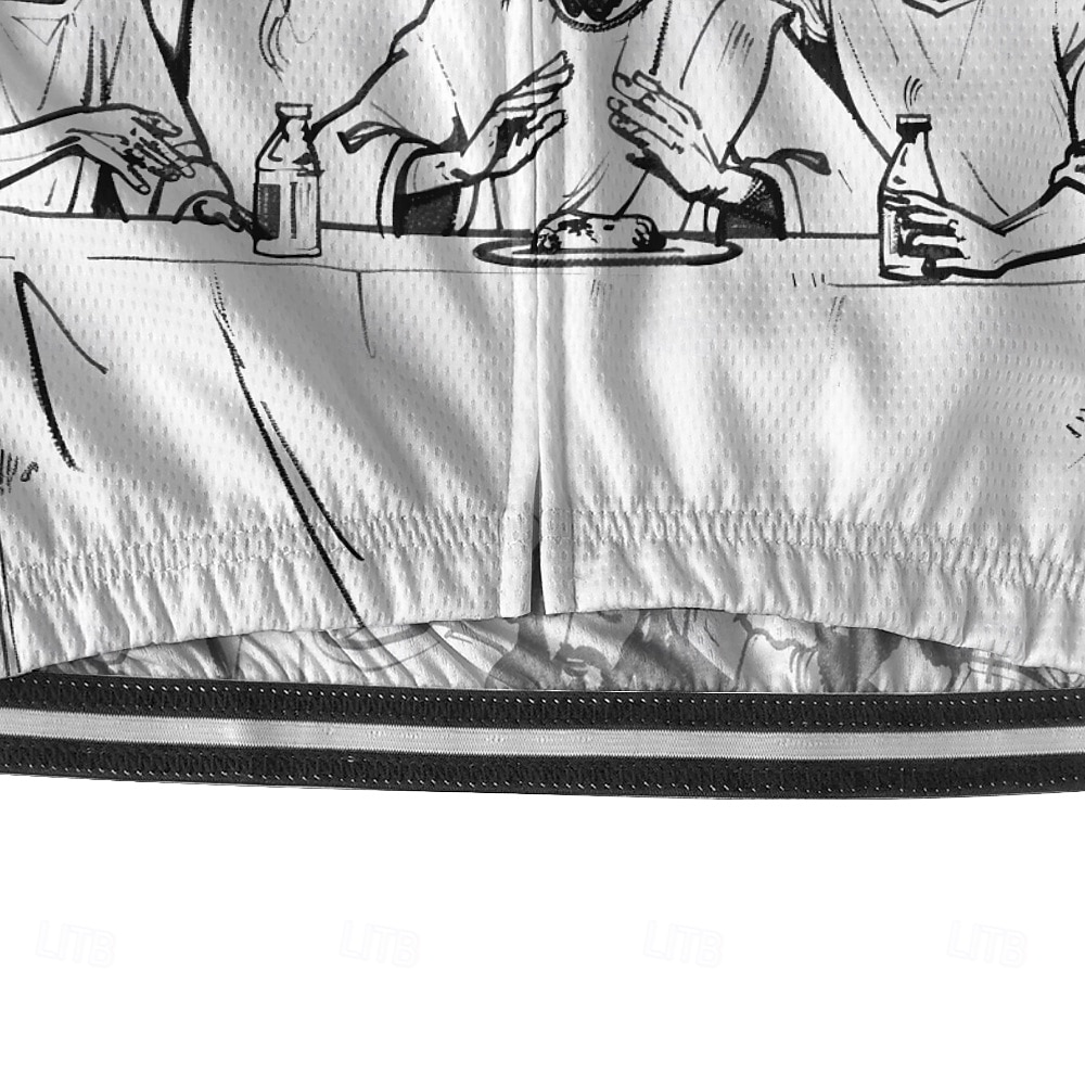 Homme Maillot Velo Cyclisme Manche Courte Cyclisme Tee-shirt Maillot avec 3 poches arrière VTT Vélo tout terrain Respirable Séchage rapide Conception anatomique Mèche Blanche Bleu Graphic Des sports de 2025 ? $20.79 –P7