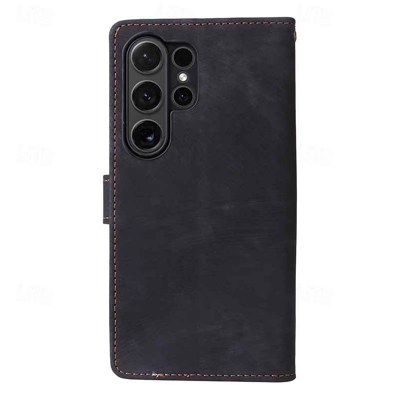 Phone Case For Samsung Galaxy S24 Ultra Plus S23 Ultra Plus S22 Plus  Ultra A54 A34 A14 A73 A53 A33 A23 A13 S25 S25 Plus S25 Ultra Flip Cover with Stand Holder with Wrist Strap Card Slot Retro TPU PU 2025 - $19.99 –P2