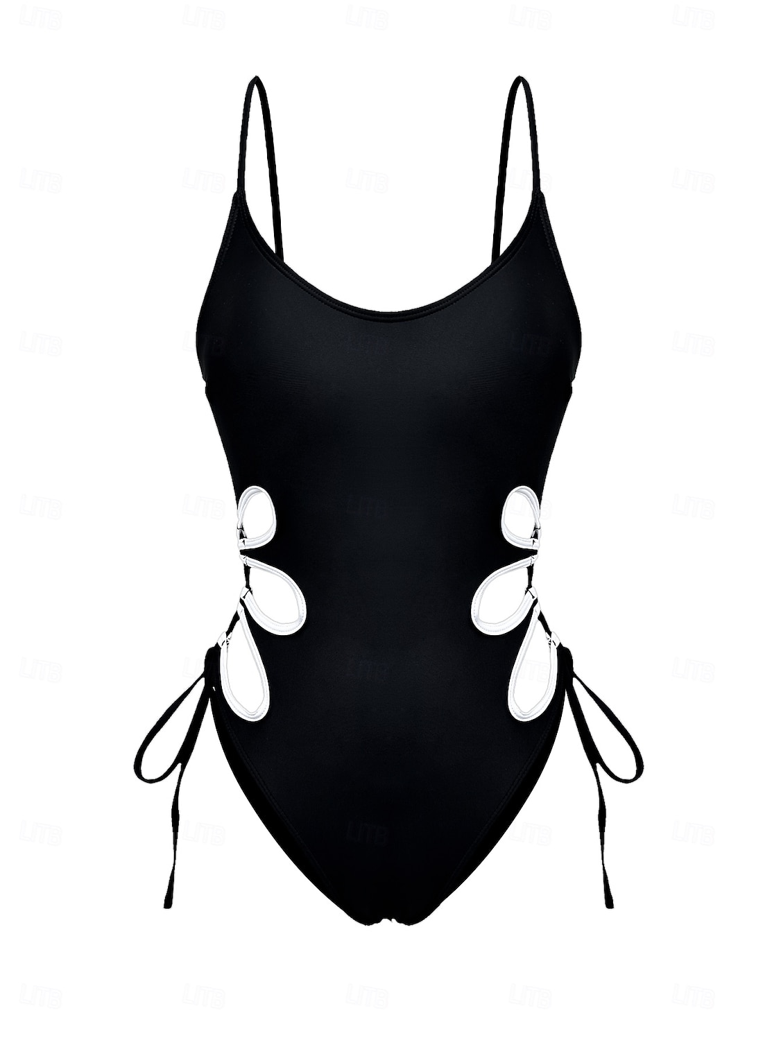 Women's Swimsuits One Piece Monokini Swimsuit Backless Tummy Control High Waist Slim Vacation Beach Wear Solid Color U Neck Sleeveless Bathing Suits 2025 - $23.99 –P2