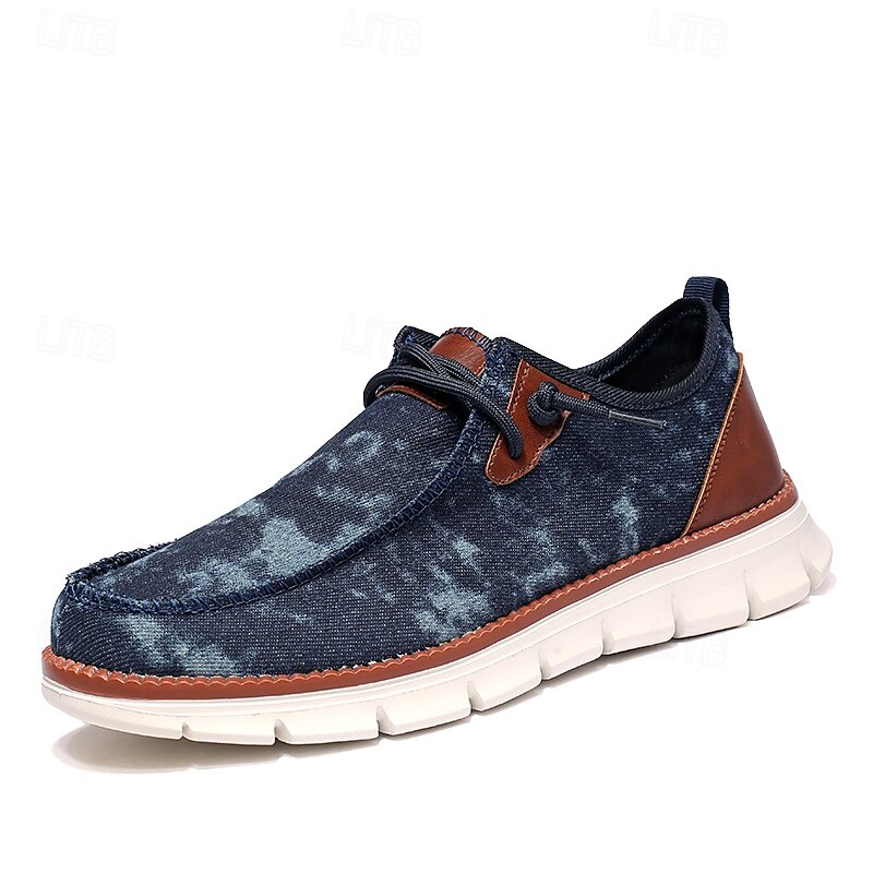 tênis masculino moderno slip-on, malha cinza com sola acolchoada, conforto leve para uso diário de 2025 por $26.99 –P1