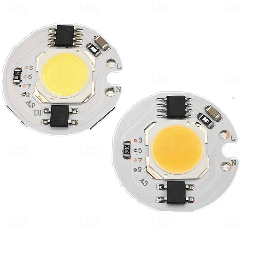 10 Pcs COB LED Light Chip Beads 3W 5W 7W 10W 220V LED Lamp Bulb Chips Light Smart IC Driver Fit For DIY LED Spotlight Floodlight 2025 - $16.49 –P2