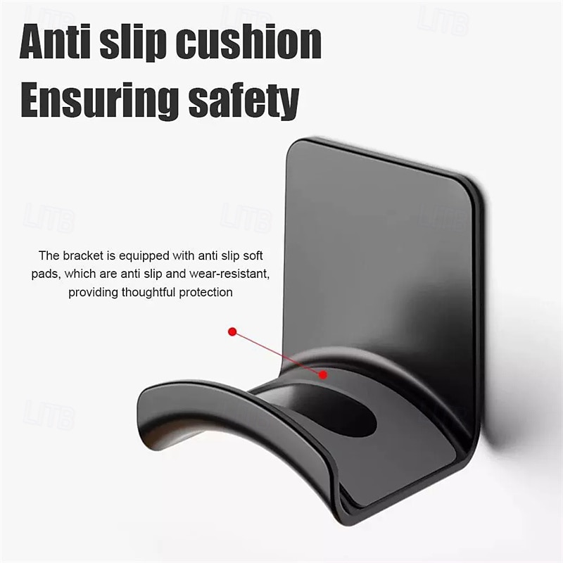 Wall Mounted Punchless Headphone Holder Bracket Storage Hook Paste Under Desk Hanging Headphone Holder 2025 - $16.99 –P3