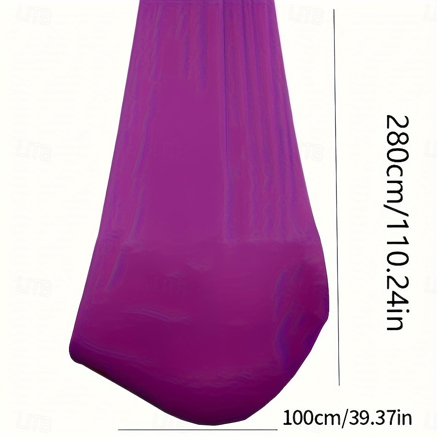 rede elástica ajustável de tecido 100*280cm para áreas internas e externas para ioga, camping, piquenique - rede de balanço de 2025 por $45.99 –P7