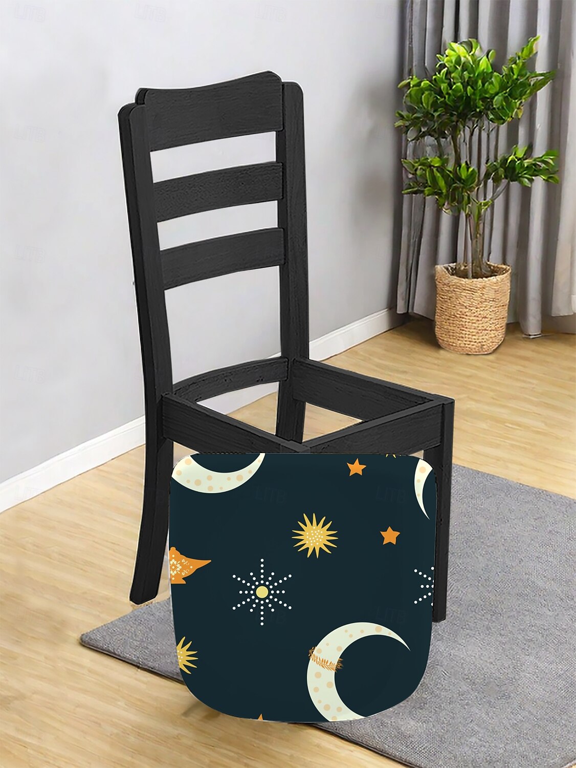 Funda para asiento de silla de comedor, funda para taburete, fundas de poliéster con estampado geométrico 2025 - €11.99 –P2