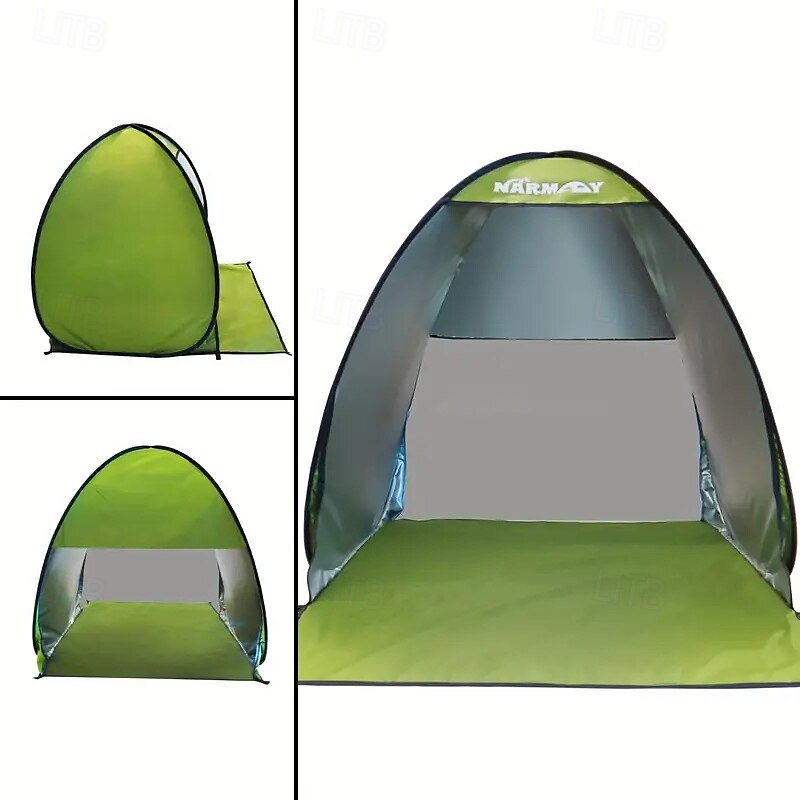 Pop-up-Strandzelt – UV- und wasserbeständig, geeignet für Camping, bietet Platz für 2 Personen 2025 - $68.99 –P5