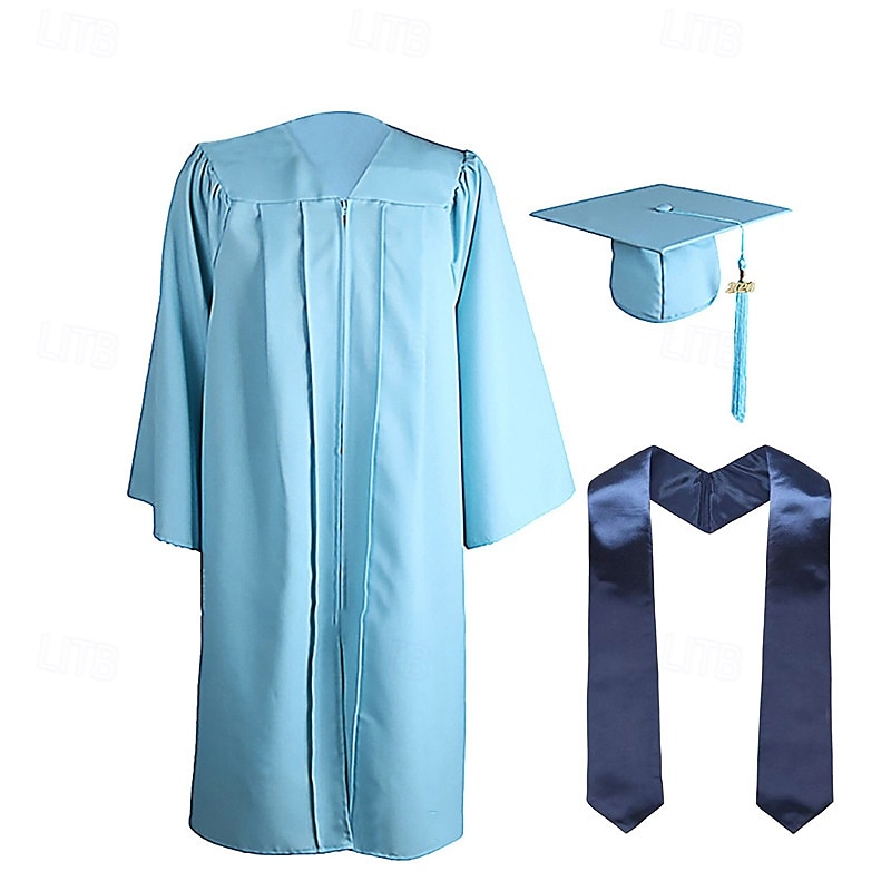 Graduation Cap and Gown 2025 Set with Tassel Graduation Stoles for High School College Bachelor 2025 - $28.99 –P12