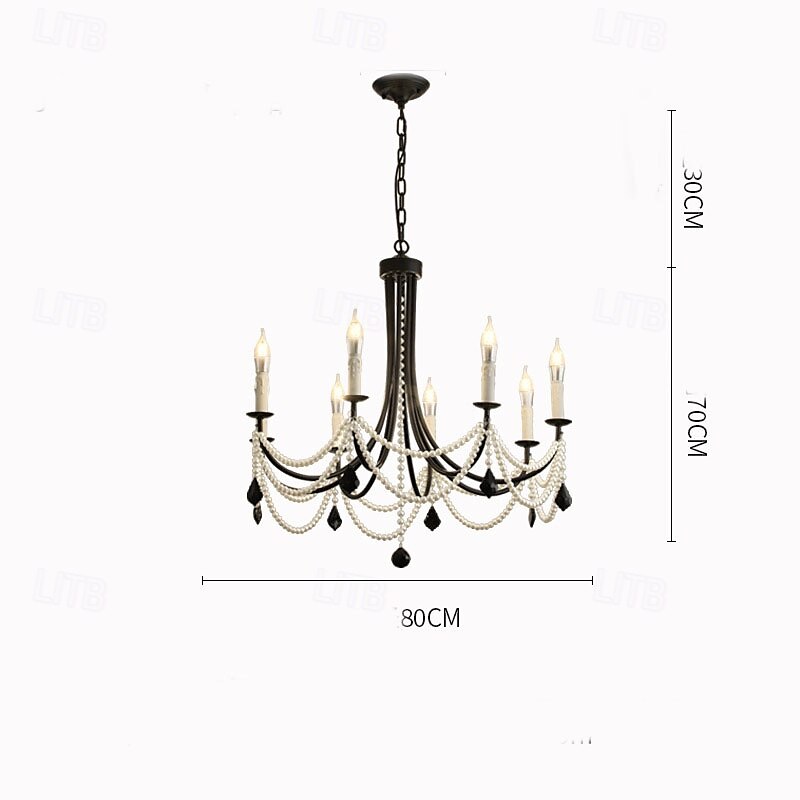 3-Light 6-Light 30 cm Lámpás dizájn Csillárok Fém Festett felületek LED 110-120 V 220-240 V 2025 - $582.97 –P3