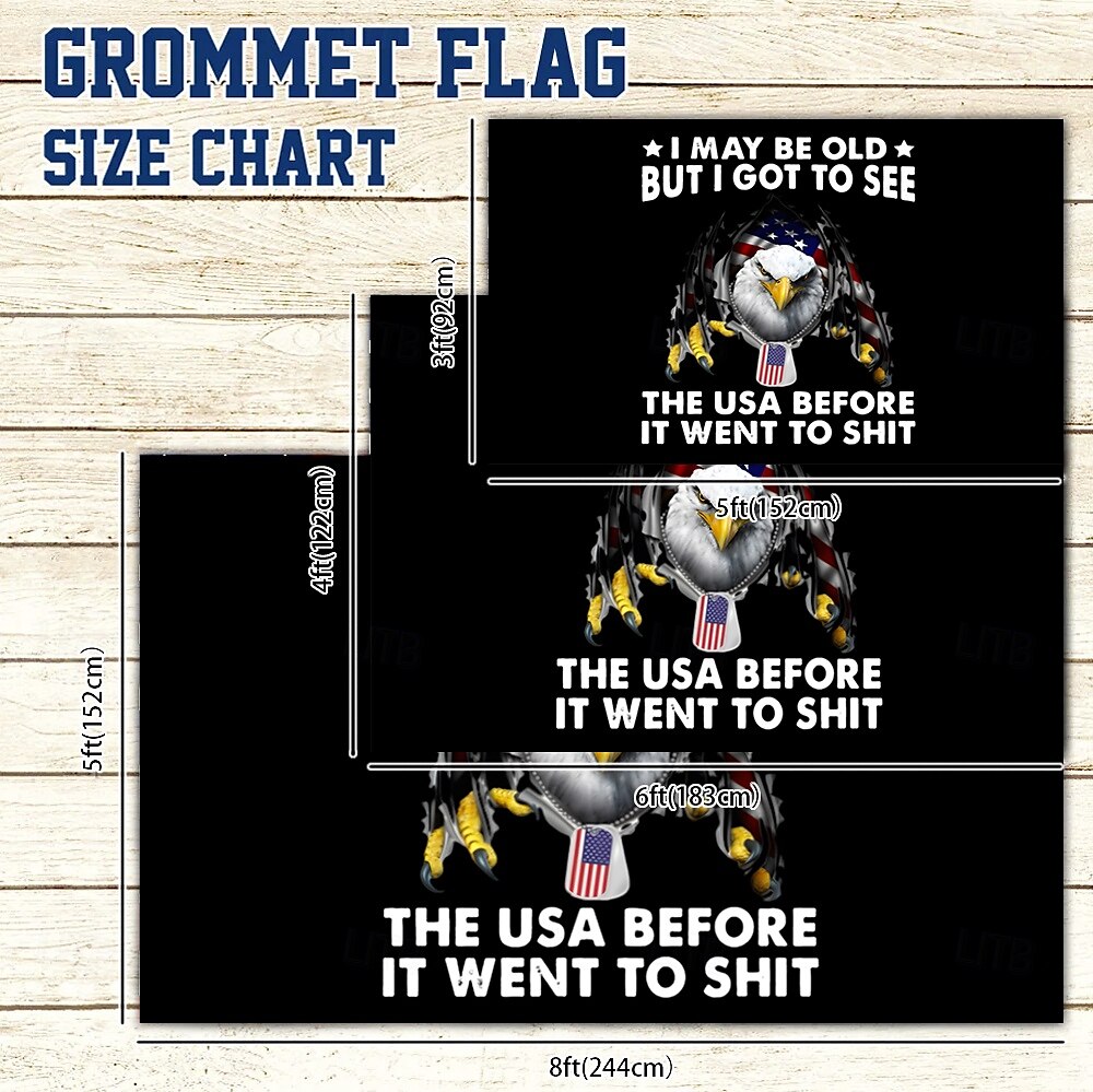 Decoruri interioare/exterioare cu gauri de ziua independenței de 4 iulie steag patriotic decorațiuni pentru curtea casei americane banner de vacanță 2025 - $10.49 –P2