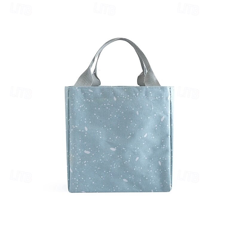 Imitation Hemp Insulated Lunch Bag – Portable Handheld Food Carrier for Students, Fresh-Keeping Picnic Tote 2025 - $13.99 –P14