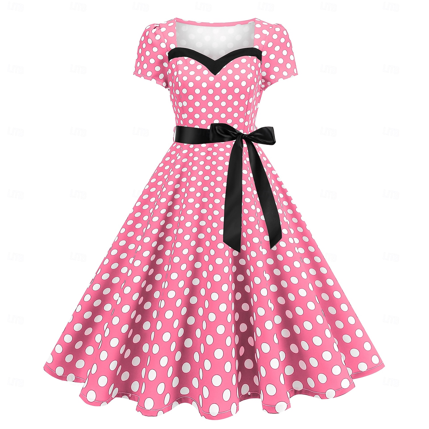 Retro Vintage 1950s Dress Swing Dress Polka dots Women's Carnival Masquerade Daily Wear Bachelorette Party Adults' Dress Homecoming Dresses 2025 - $41.99 –P30
