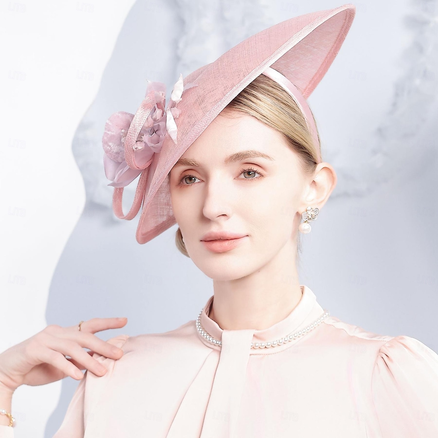 kapelusze sinamay melonik / kapelusz typu cloche kapelusz przeciwsłoneczny kapelusz spodek wesele przyjęcie herbaciane eleganckie wesele z kokardą kwiatowy nakrycie głowy nakrycie głowy 2025 - $101.99 –P3