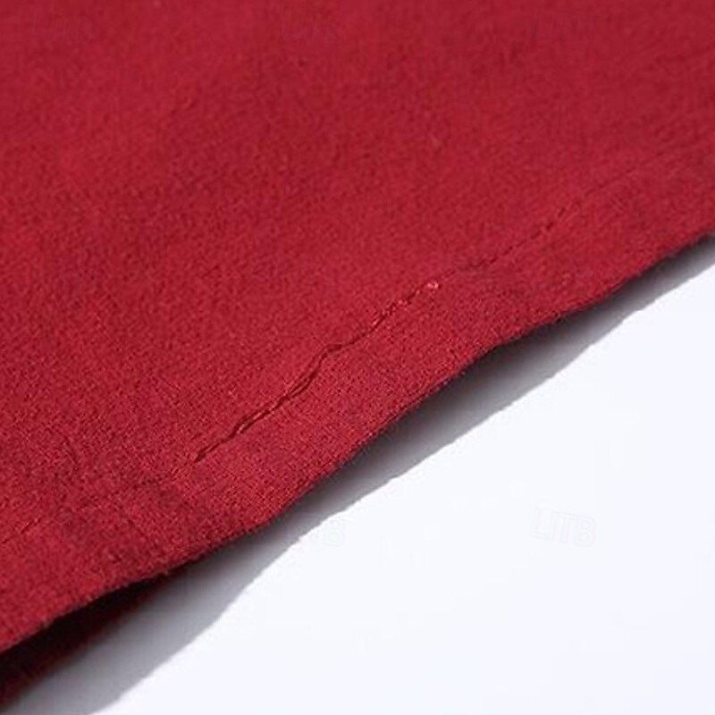 Men's Shirt Linen Shirt Casual Shirt Cotton Shirt Bird Vacation Holiday Black Wine Navy Blue Gray Long Sleeve V Neck Summer Clothing Apparel Embroidered 2025 - $25.99 –P13