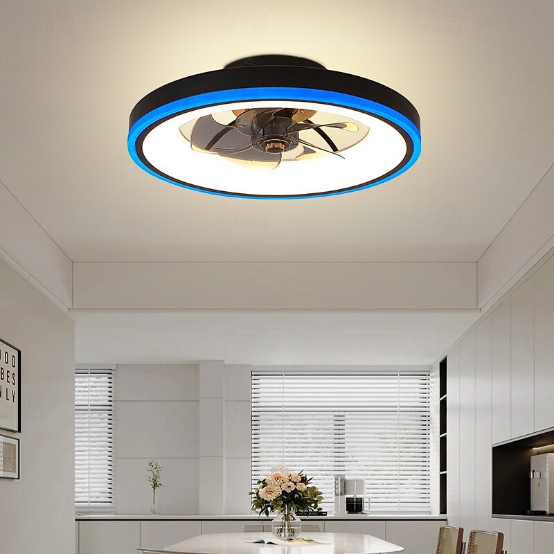 2-flammig 50 cm Dimmbar Deckenventilator Metall Acryl Modern Nordischer Stil 220-240V 2025 - $359.89 –P4