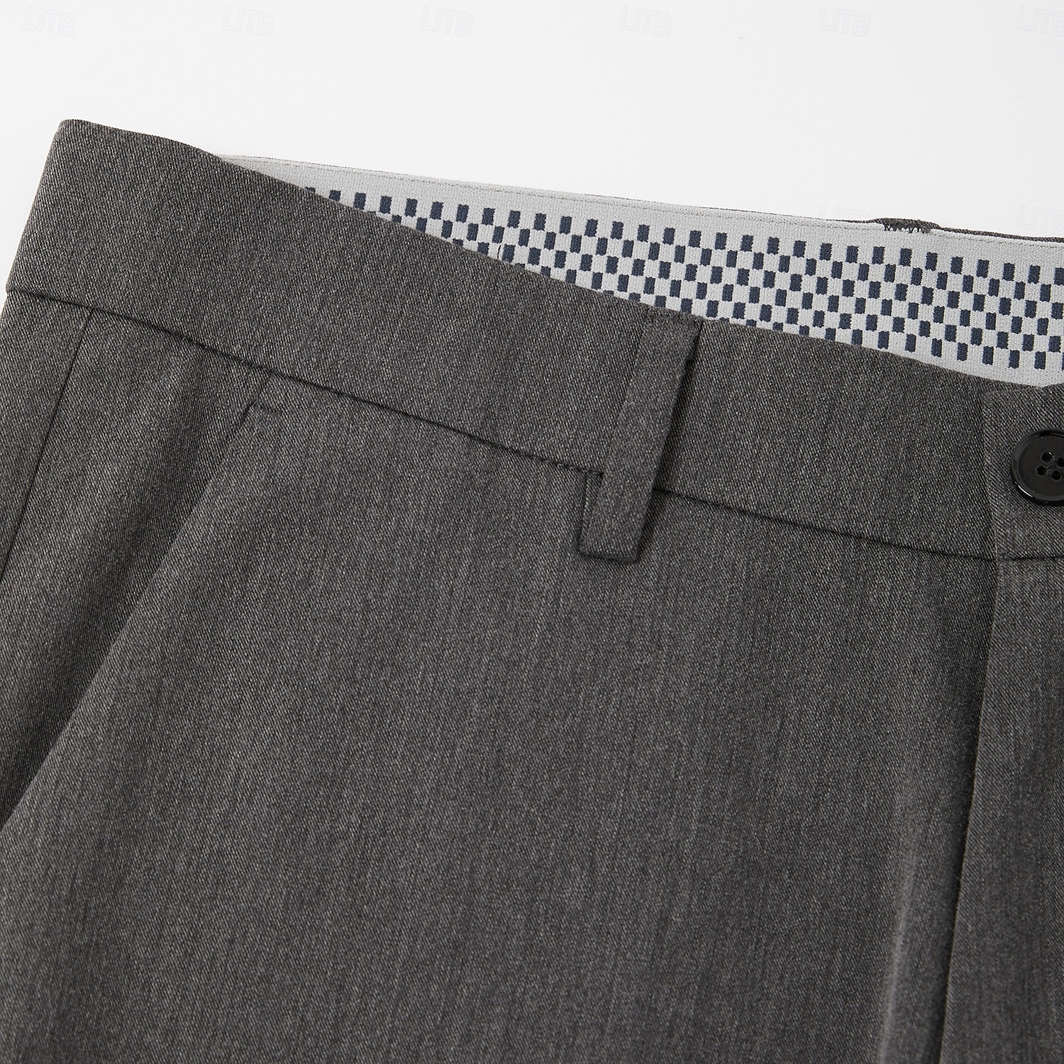 Men's Dress Pants Solid Color Wearable No-Iron Full Length Formal Wedding Party Elegant Fashion Black Grey Micro-elastic 2026 - $56.99 –P7