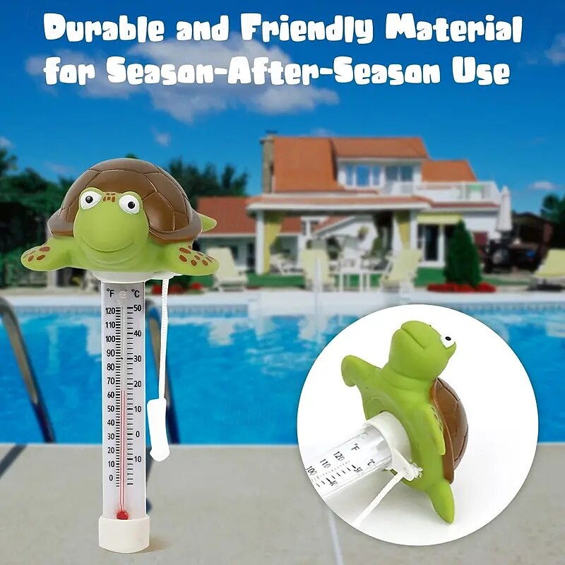 Swimming Pool Floatation Thermometer Swimming Pool Floatation Thermometer Green Turtle Cartoon Swimming Pool Thermometer 2025 - $23.99 –P7