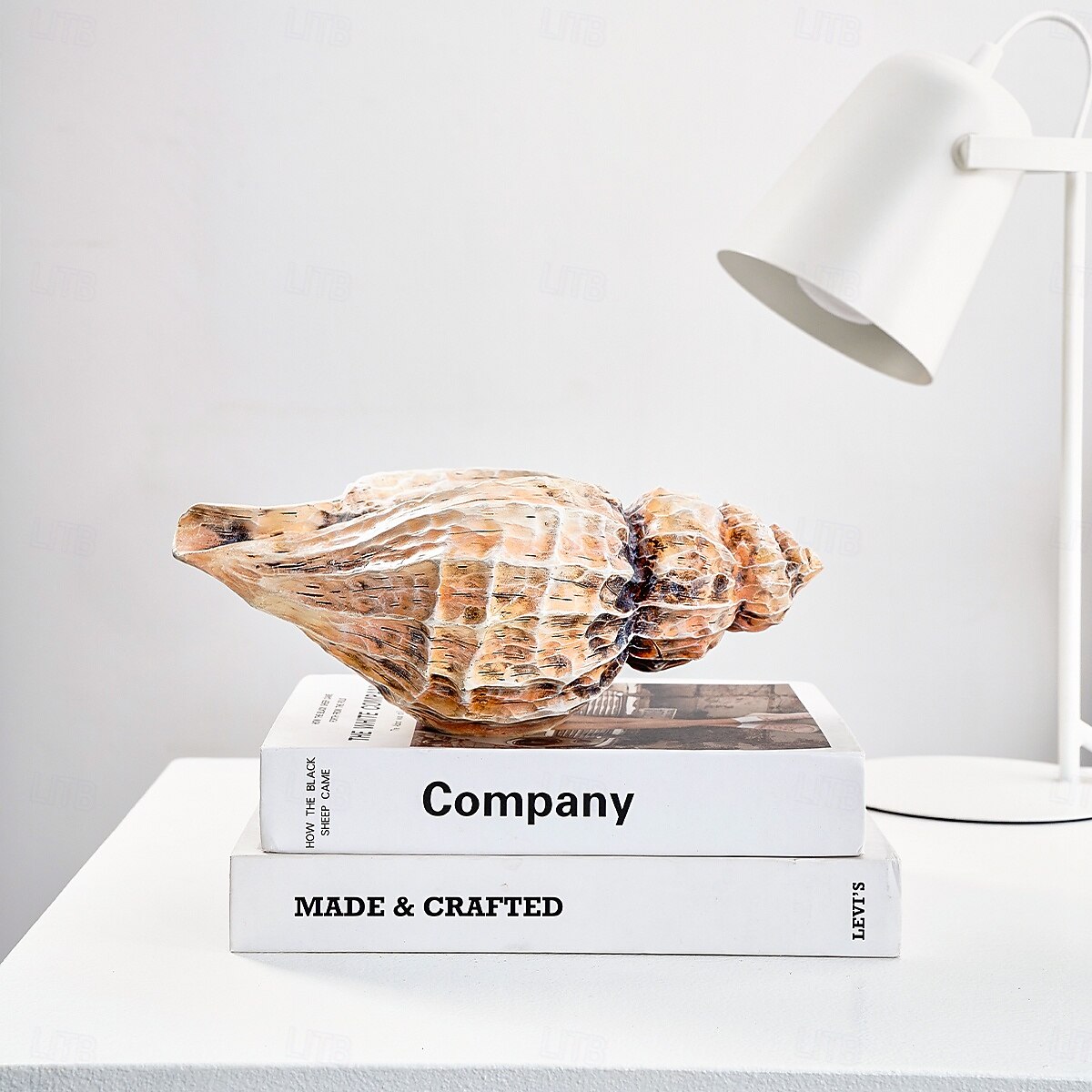 Seashell Shaped Resin Vase, 9.8-Inch Bohemian Tabletop Flower Vase, Indoor Decorative Hydroponic Planter for Home Decor and Gifts 2025 - $14.49 –P4