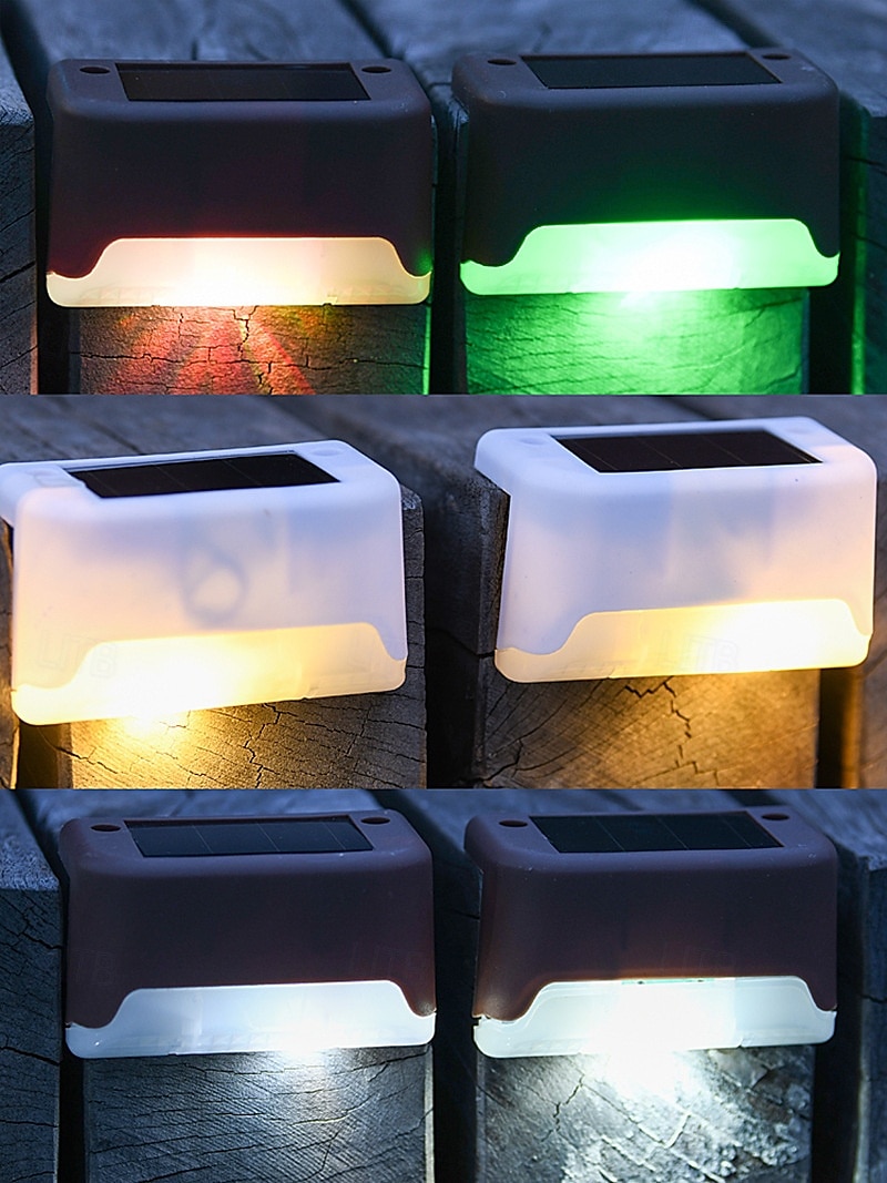 5 шт. наружный солнечный светильник для террасы, балкона, двора, ступеней, садовой дорожки, ограждения, освещение для свадьбы, фестиваля, вечеринки, кемпинга, теплый белый цветной свет 2026 - $13.49 –P11