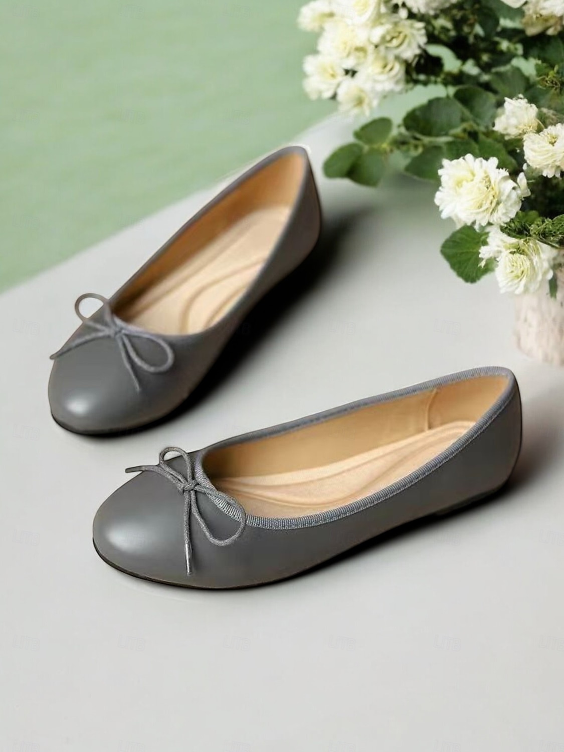 klassiset jousibalettitassut naisille - mukavat pyöreäkärkiset slip-on kengät toimistoon ja arkeen 2026 - $29.99 –P4