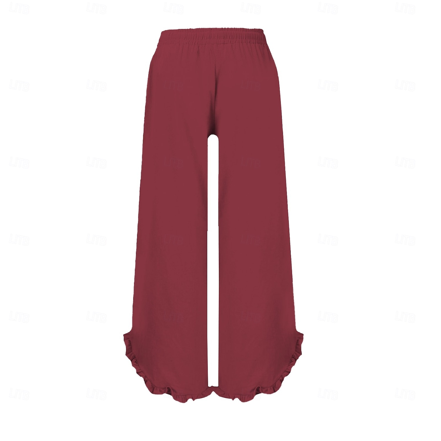 Women's Chinos Comfort Ankle-Length High Waist Solid Colored Inelastic Casual Daily Apple Green Navy-blue claret Cuticolor Summer Spring Loose Fit 2025 - $17.99 –P3