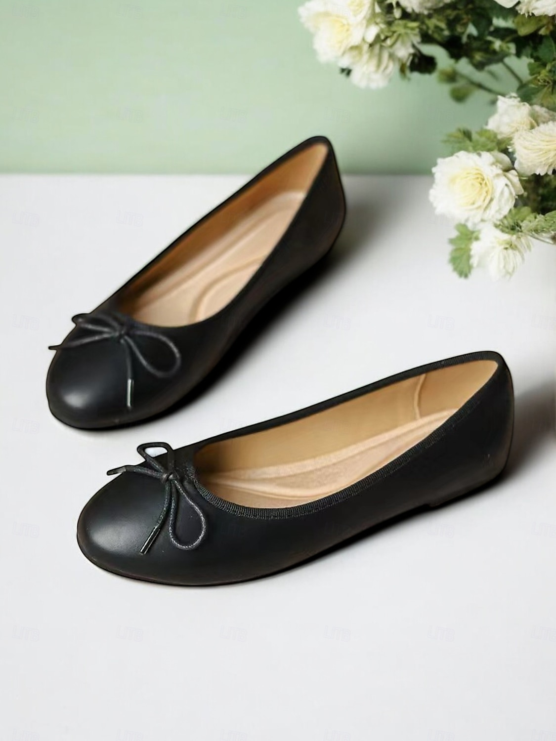 klassiset jousibalettitassut naisille - mukavat pyöreäkärkiset slip-on kengät toimistoon ja arkeen 2026 - $29.99 –P3