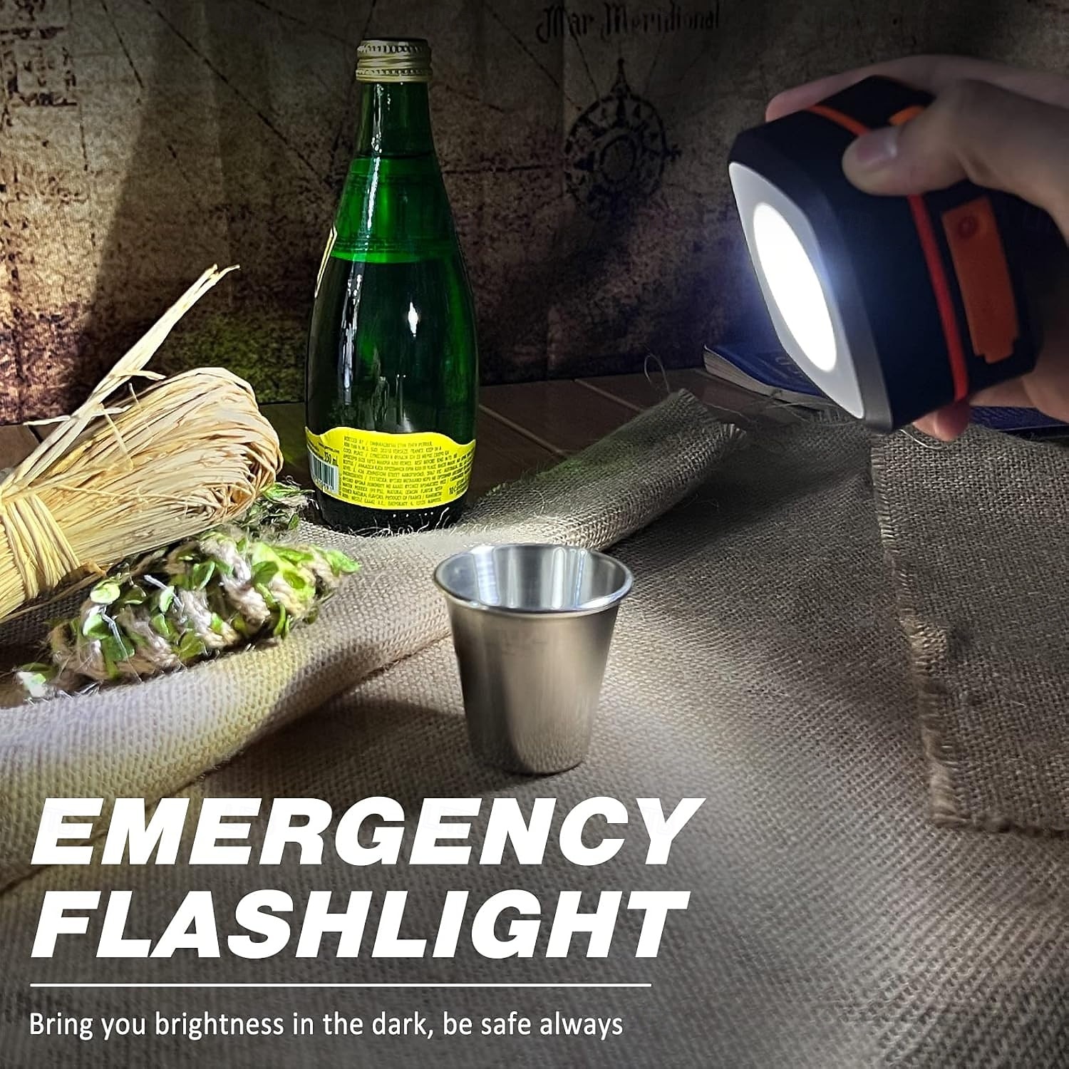 LED Solar Outdoor Lights Folding Solar Camping Lanterns Flashlights LED Hand Light USB Rechargeable Waterproof & Portable Lamp for Camping Emergency Power Outages Hurricanes for Halloween 2026 - $24.99 –P3