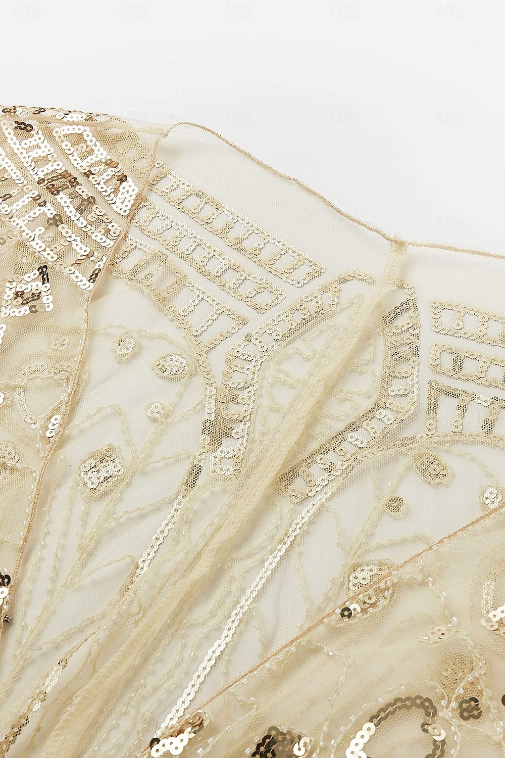 Retró Ordító 20-as évek 1920-as évek sál Wrap Kendők A nagy Gatsby Flapper lány Flitter Rojt Női Farsang Esküvő Estély Álarcos mulatság Felnőttek Kendő 2025 - $30.99 –P11
