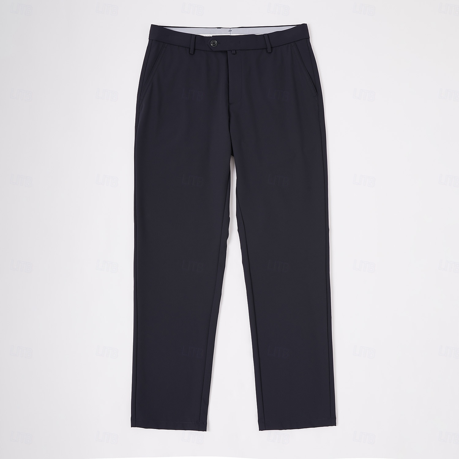Men's Dress Pants Solid Color Wearable Full Length Formal Wedding Party Elegant Fashion Light Khaki Navy Blue Micro-elastic 2025 - $60.99 –P2
