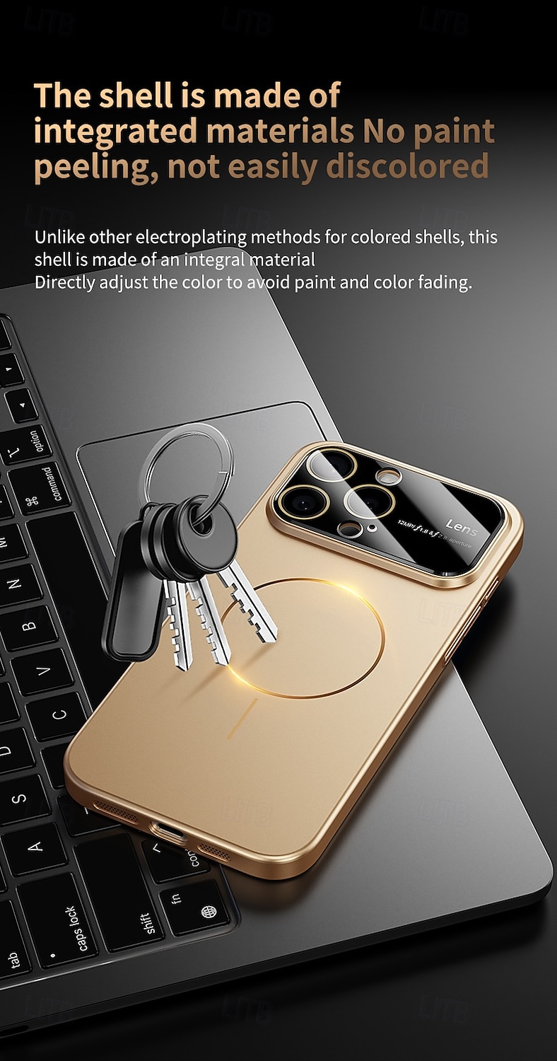 телефон Кейс для Назначение iPhone 17 Pro Max 17 Air i16 15 14 Pro Max Plus 15 14 Pro Max 13 12 Pro Max Кейс на заднюю панель Магнитный Поддержка беспроводной зарядки Защита от удара Ретро ПК 2025 - $11.99 –P9