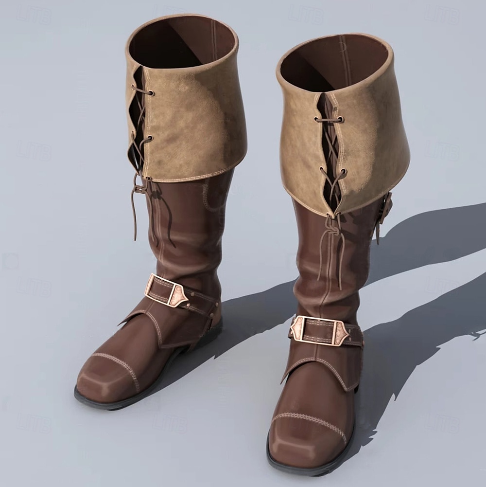 Retro Středověké Renesanční Boty Pánské Dámské Unisex Keltské Pirát předvečer Všech svatých Karneval Plesová maškaráda Večírek Plesová maškaráda Dospělé Boty 2025 - $49.99 –P5