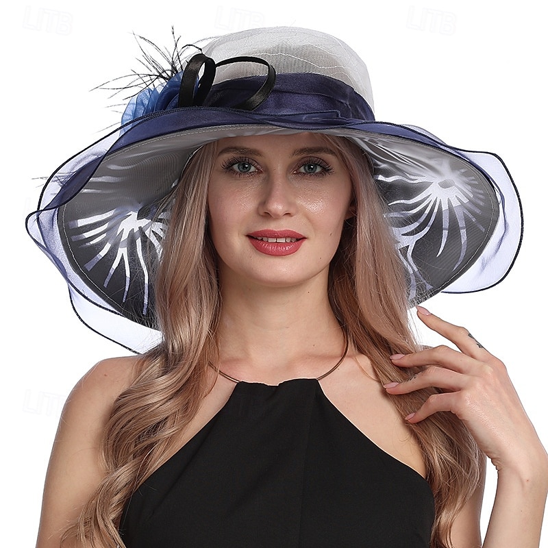 1950-es évek Retro Vintage Derby Kalap Egyházi Kalap Kentucky Derby Kalap Úrnő Nemes Asszony Női Valentin-napi Derby Ascot Lóverseny Fesztivál Felnőtt Kalap Tavasz  Nyár 2026 - $50.99 –P12
