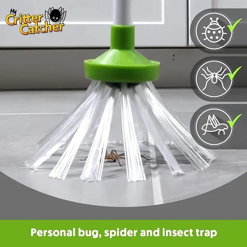 1 Piece Foldable Bug Trap - green and White Easy to Grip Handle - to Catch Cockroaches Bees Spiders - essential Pest Control Tool for Homes and Apartments 2025 - $37.99 –P1