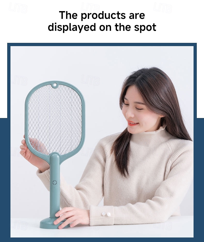 Handheld Electric Mosquito Swatter – Rechargeable Fly Zapper Racket for Indoor Household Insect Control 2025 - $31.99 –P16
