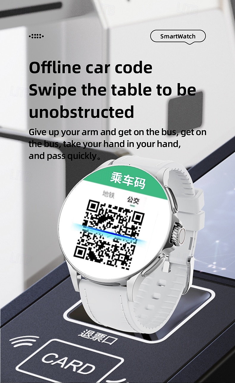 2025年 iMosi 4G SIM スマートウォッチ WiFi GPS 心拍数モニター ブルートゥース Android iOS 1880mAhバッテリー 1.95  コレクション – $114.99 –P16